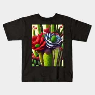 Flowering Cacti Kids T-Shirt